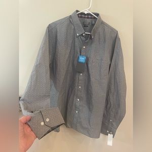 Van Heusen Men's Dress Shirt SZ Lg -Neck 17-17 1/2